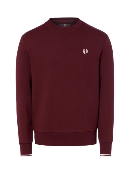 Fred Perry bluza nierozpinana Mężczyźni S czerwony