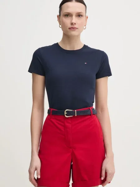 Тениска Tommy Hilfiger тъмносиньо