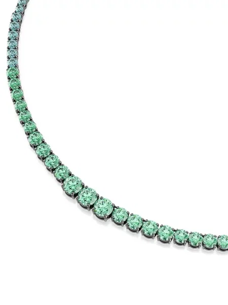 Swarovski naszyjnik z cyrkonią MATRIX zielony