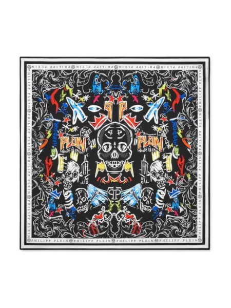 Szal Philipp Plein czarna