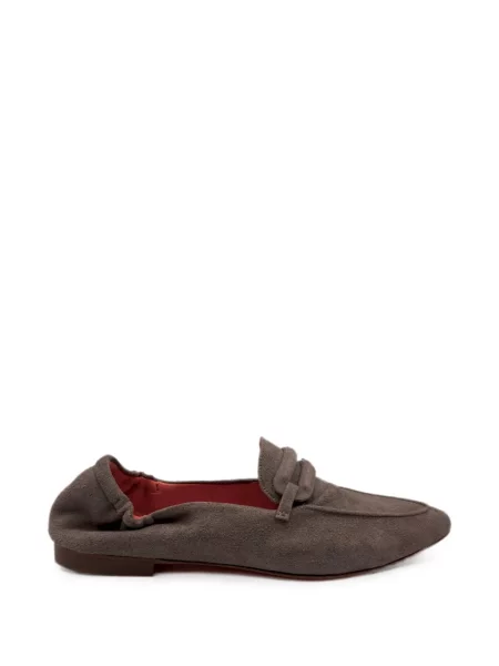 Pantofi loafer Kroll din piele de căprioară gri