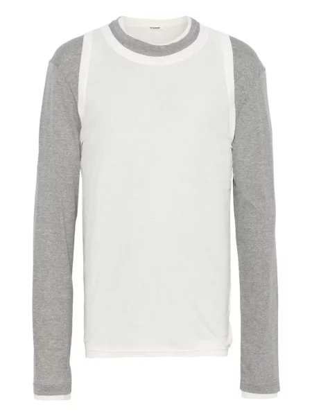 Tricou Jil Sander gri