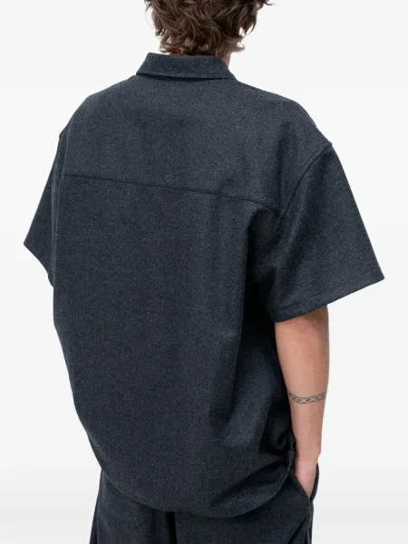 Scurt tricou polo Darkpark gri