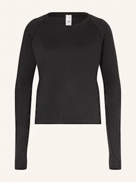 Lululemon Koszulka Do Biegania Swiftly Tech Ls 20 schwarz czarna