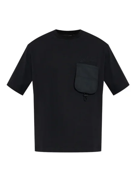 Tricou Dsquared2 cu broderie negru