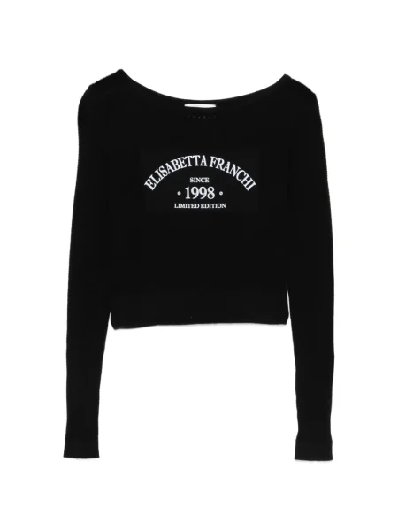 Pulover Elisabetta Franchi business negru