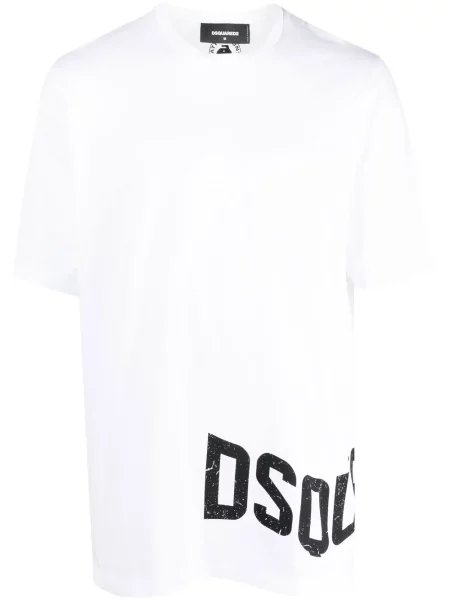 Tricou Dsquared2 cu imagine alb