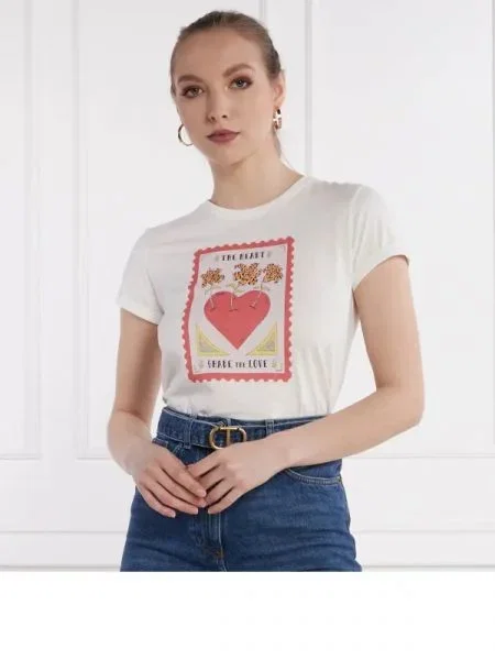 TWINSET Tricou alb