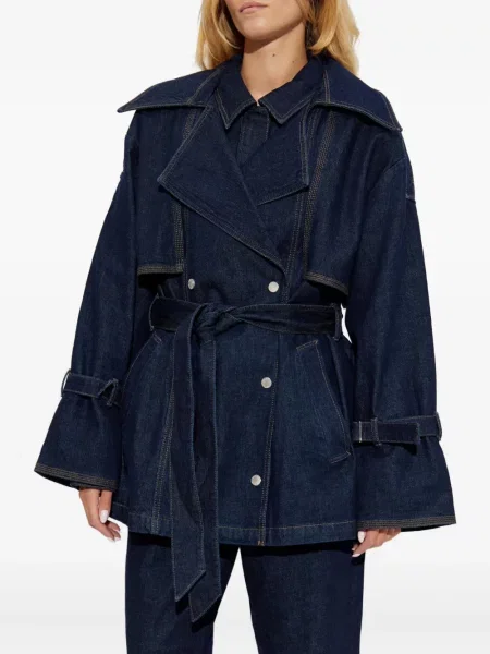 Kurtka jeansowa Gestuz niebieska