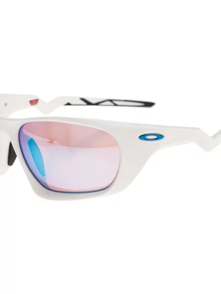 Ochelari de soare Oakley cu imprimeu geometric alb