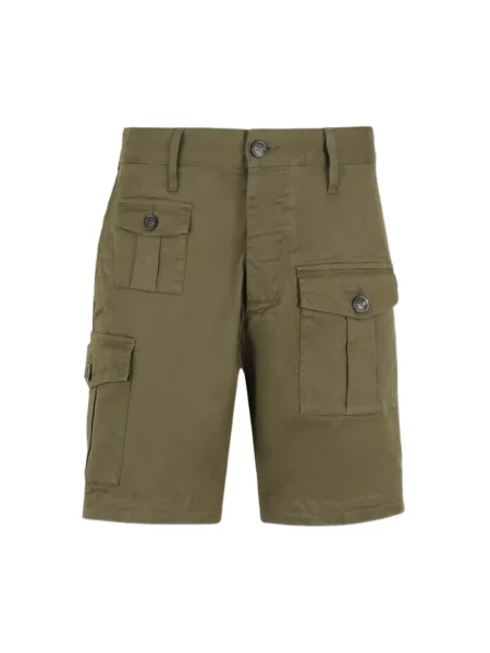 Szorty cargo Dsquared2 brązowe
