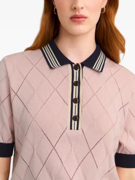 Τοπ Pringle Of Scotland argyle ροζ