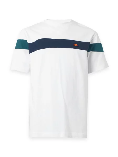 ELLESSE Tricou Caserio albastru închis / verde petrol alb