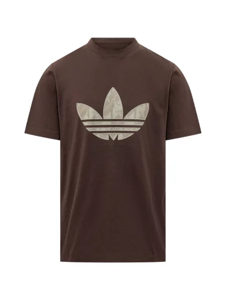 Lung inel Adidas cu dungi cu decolteu în V portocaliu