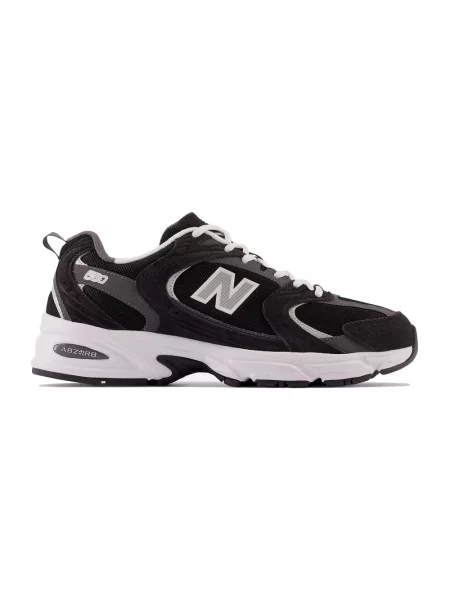 Sneakersy New Balance 530 zamszowe czarne