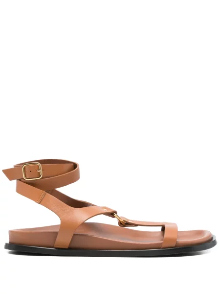 Sandale Alohas din piele maro