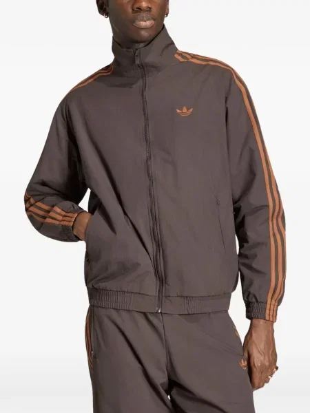 Geacă cu puf Adidas Spezial alergare cu glugă negru