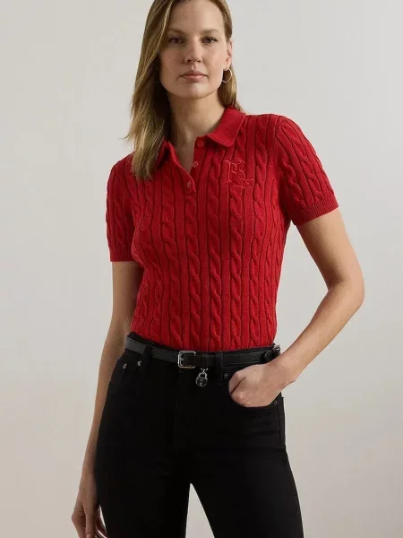 LAUREN RALPH LAUREN Pulover roșu