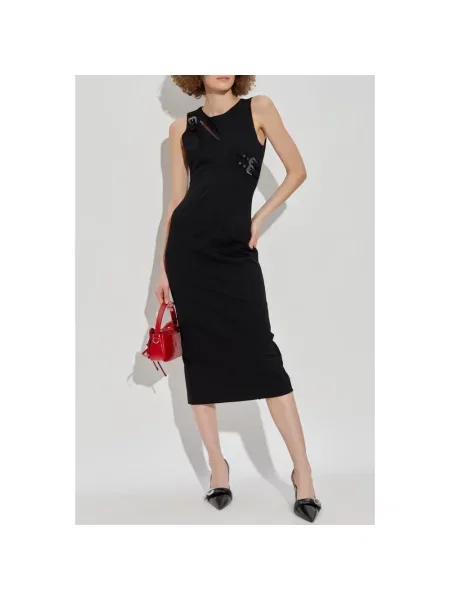 Sukienka jeansowa Versace Jeans Couture czarna