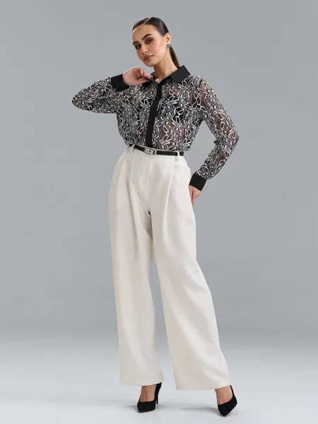 Повседневная рубашка Issa Plus белая