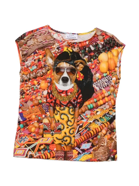 Tricou The Artistylist cu imagine portocaliu