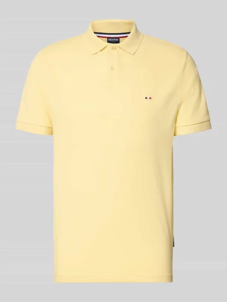 Koszulka polo o kroju regular fit z wyhaftowanym logo Hechter Paris