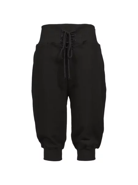 Pantaloni 604service cu șireturi din dantelă alergare negru