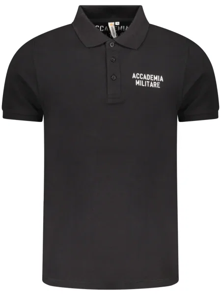 Polo Accademia Militare cu mâneci scurte negru