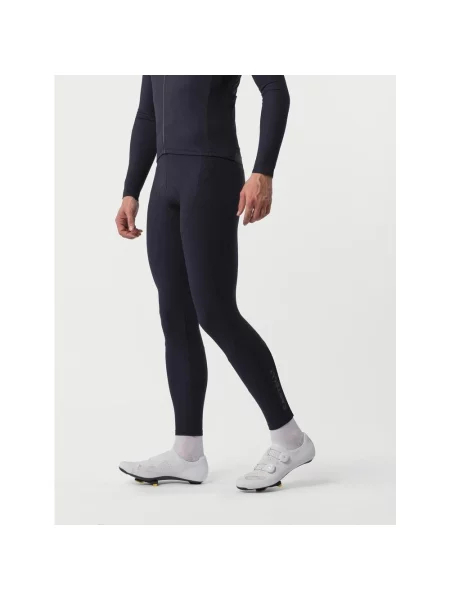 Długie spodenki rowerowe Castelli Thermowoven S czarny