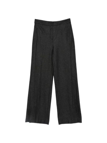 Pantaloni Luisa Cerano de flanelă gri
