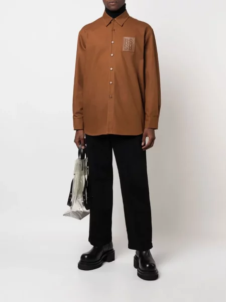 Koszula Raf Simons brązowa