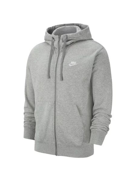 Kapucnis melegítő felső Nike szürke
