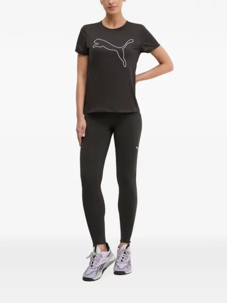 Leggings Puma cu imagine negru
