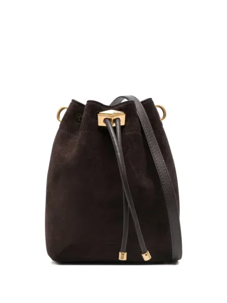 Geantă bucket Jimmy Choo maro