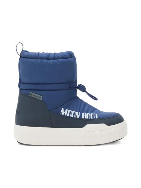 Botki dziecięce Moon Boot niebieskie
