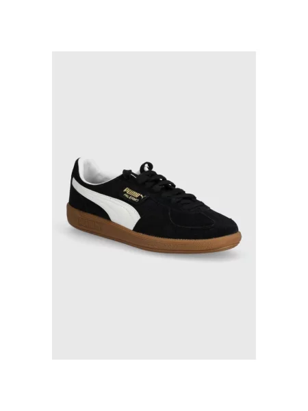 Sneakersy Puma skórzane czarne