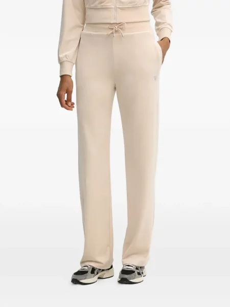 Pantaloni Guess de catifea alergare