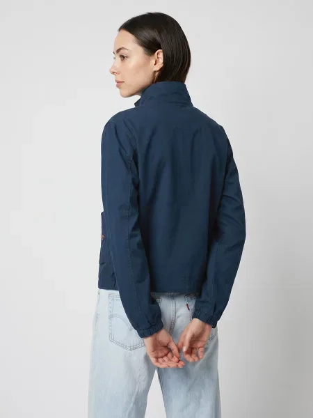 Tommy Jeans Přechodná bunda námořnická modř modrá
