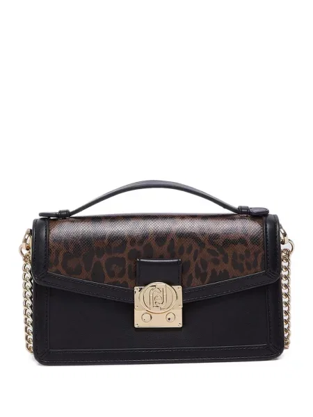 Geanta crossbody Liu Jo cu imagine cu imprimeu animal print negru