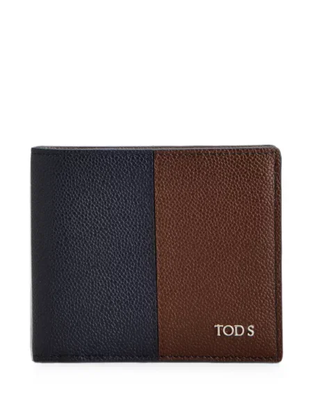 Portofel Tod's cu autograf albastru