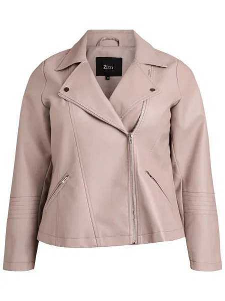 Zizzi Geacă de primăvară-toamnă Zoe taupe gri