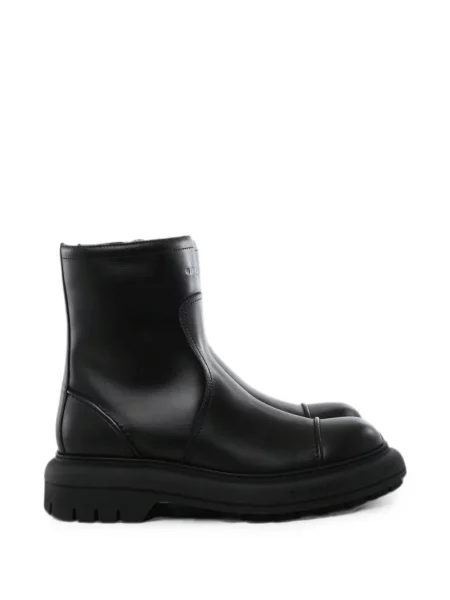 Botine Givenchy din piele cu autograf negru
