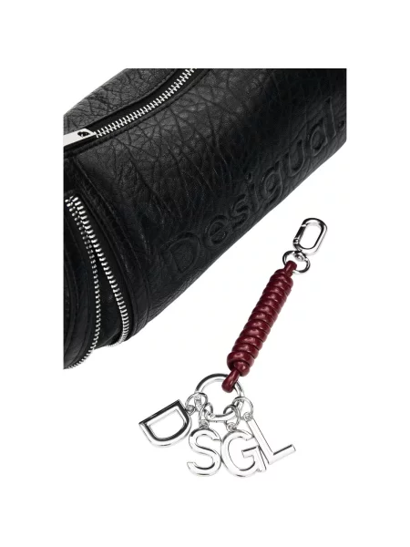 Crossbody táska Desigual autogrammal fekete