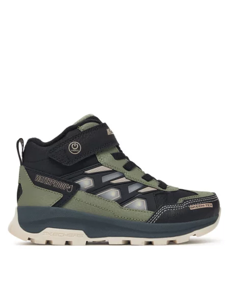 Šnurovacie vodotesný sako Skechers čierna