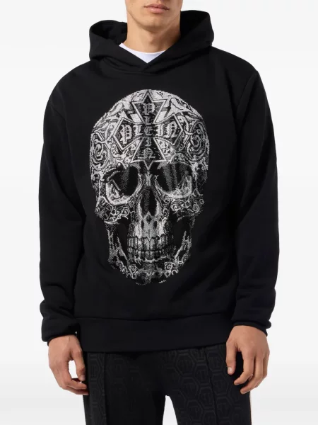 Hanorac cu glugă Philipp Plein negru