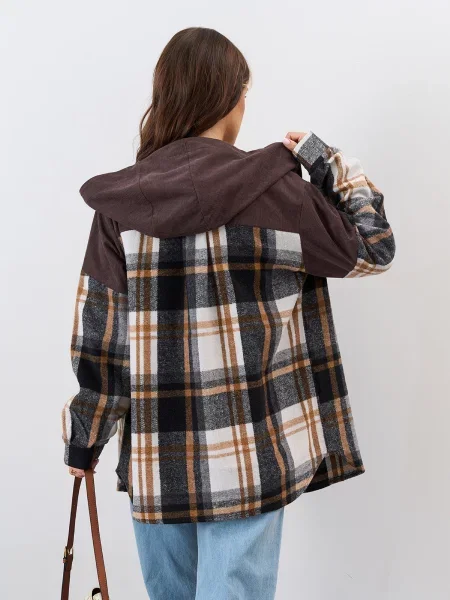 Вовняна Сорочка ISSA Plus коричневий