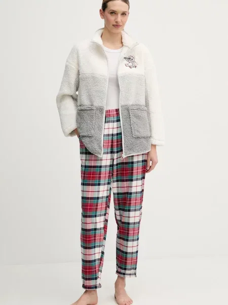 Pyžamová mikina women'secret LILO & STITCH béžová