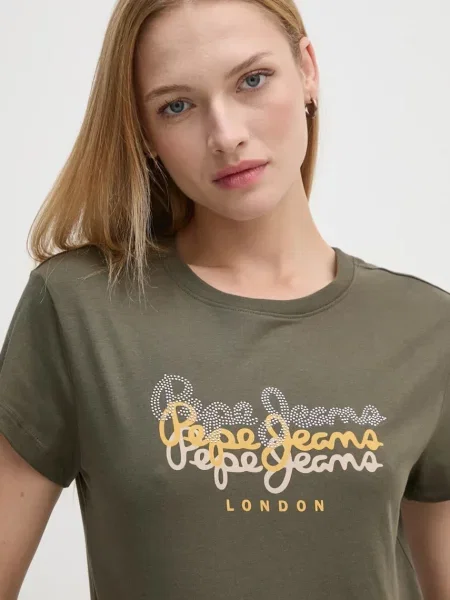 Pepe Jeans tričko GALEY zelené