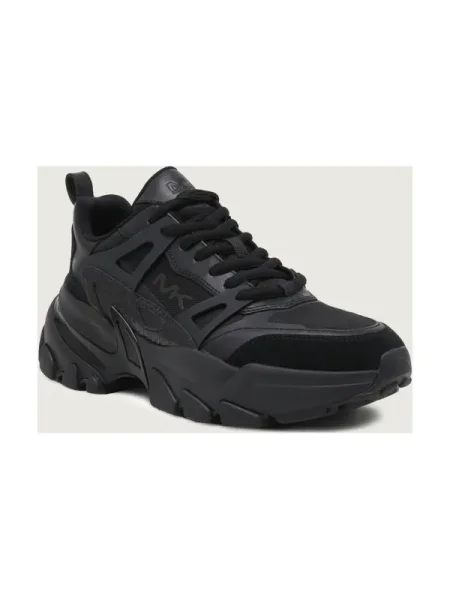 Michael Kors Sneakers NICK cu adaos de piele negru