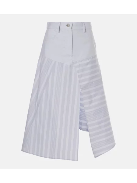 Fustă midi Jw Anderson până la genunchi gri